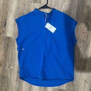 FIGS Royal blue Rafaela 3 pocket scrub top XXS